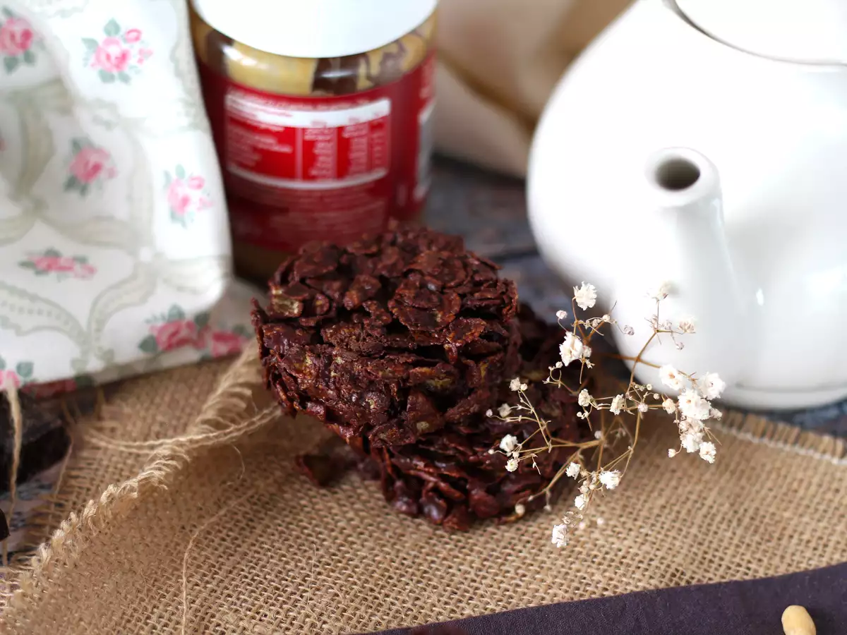 Extra krokante chocolade-pindarotsjes - foto 3