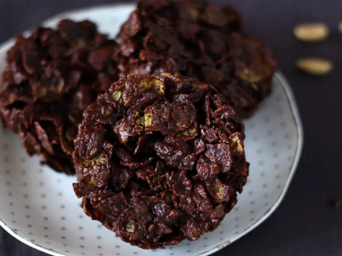 Extra krokante chocolade-pindarotsjes - foto 4