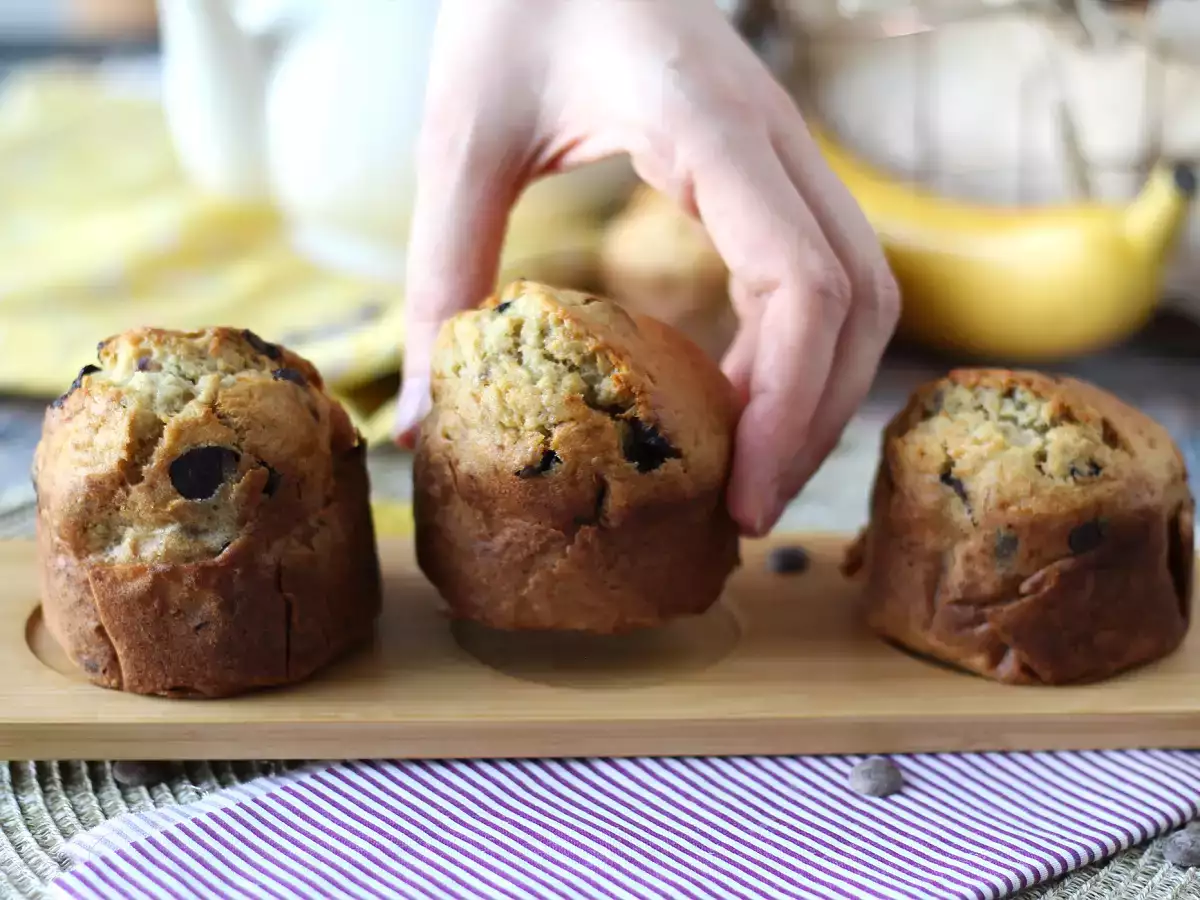 Extra lekkere bananenmuffins met chocoladestukjes - foto 7