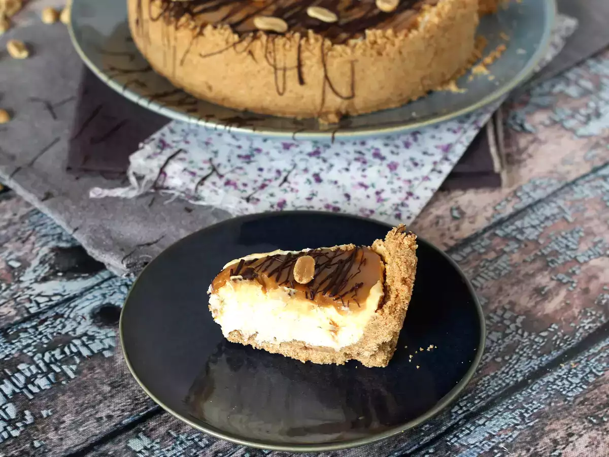 Extra smakelijke Snickers-kaascake - foto 2