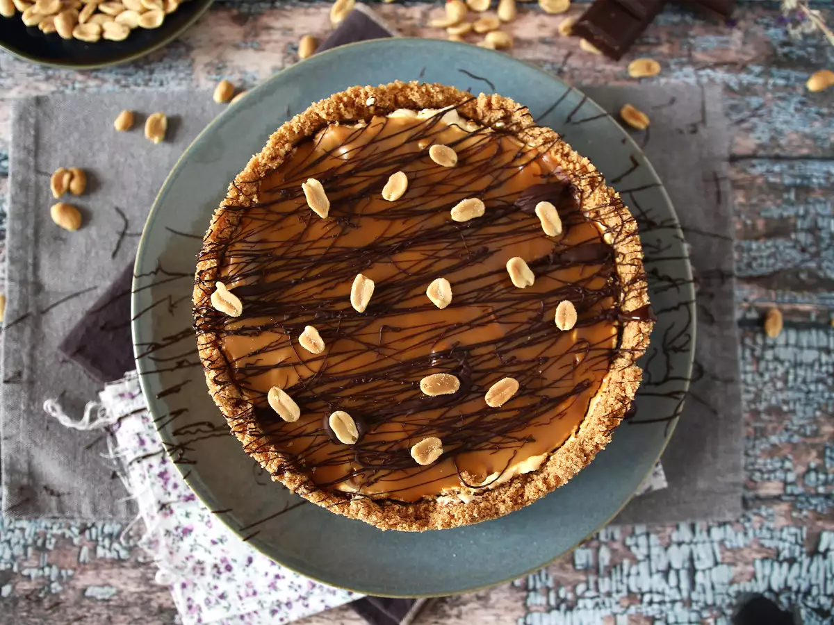 Extra smakelijke Snickers-kaascake - foto 4