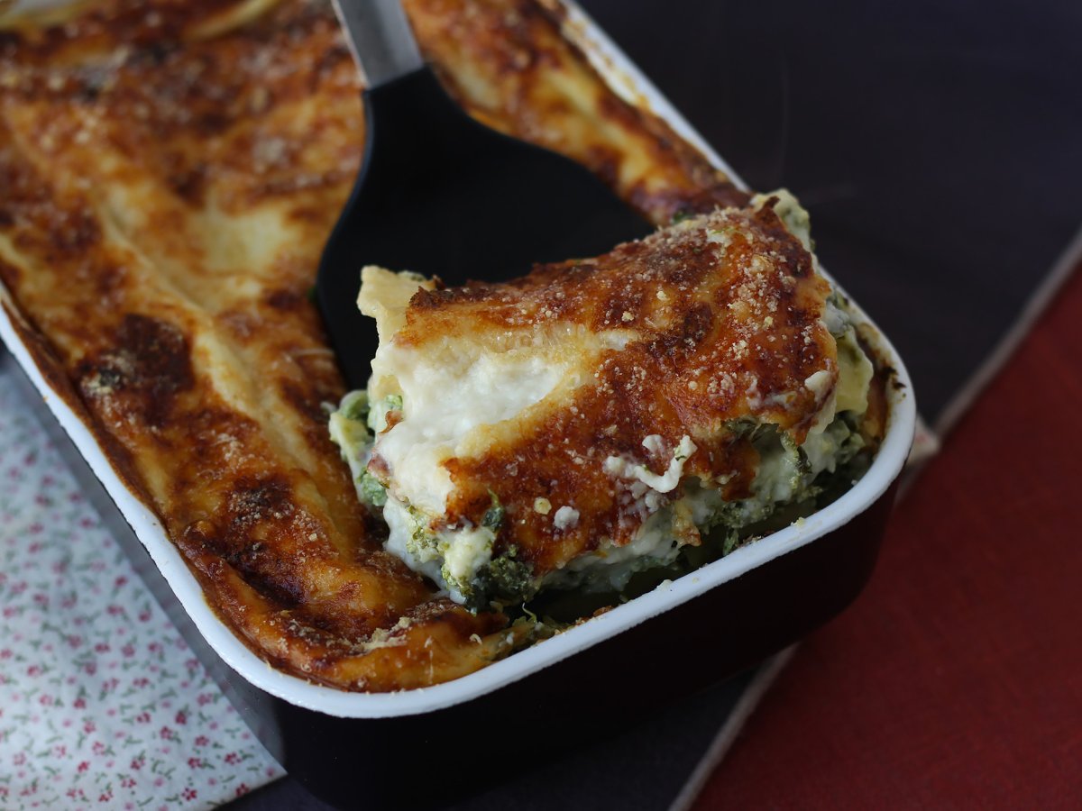 Extra smeltende ricotta en spinazie lasagne - foto 3
