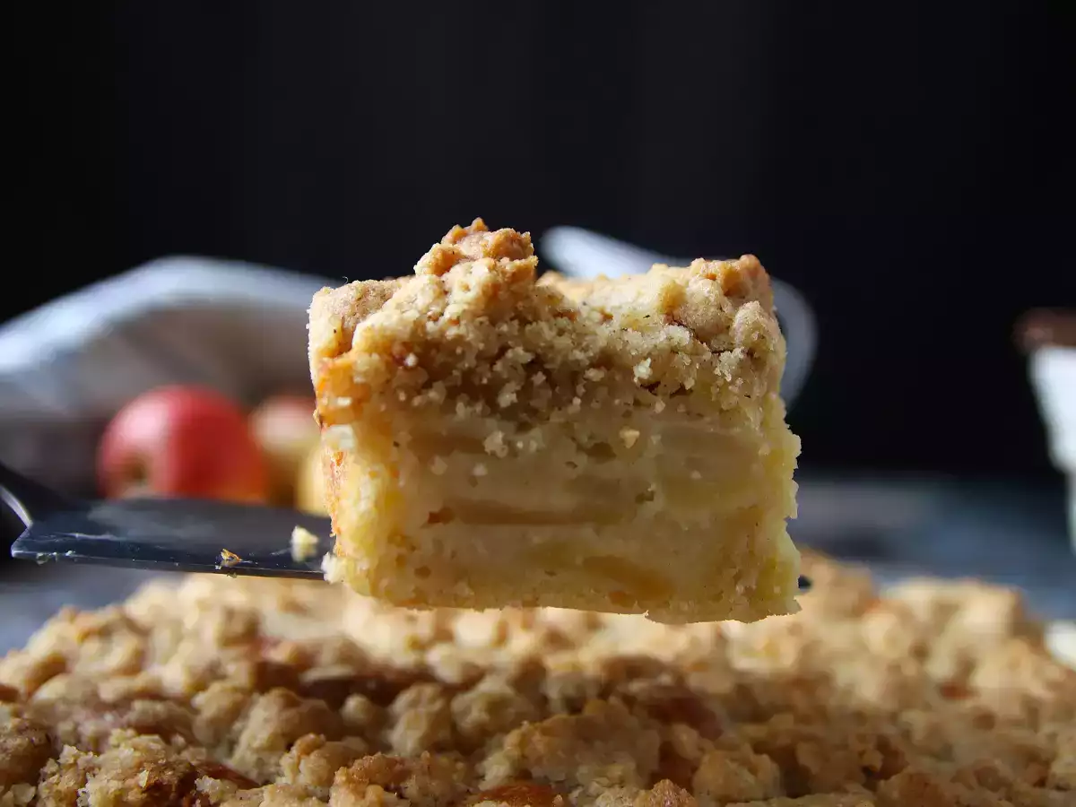 Extra smeuïge appelcake met knapperige streusel - foto 3