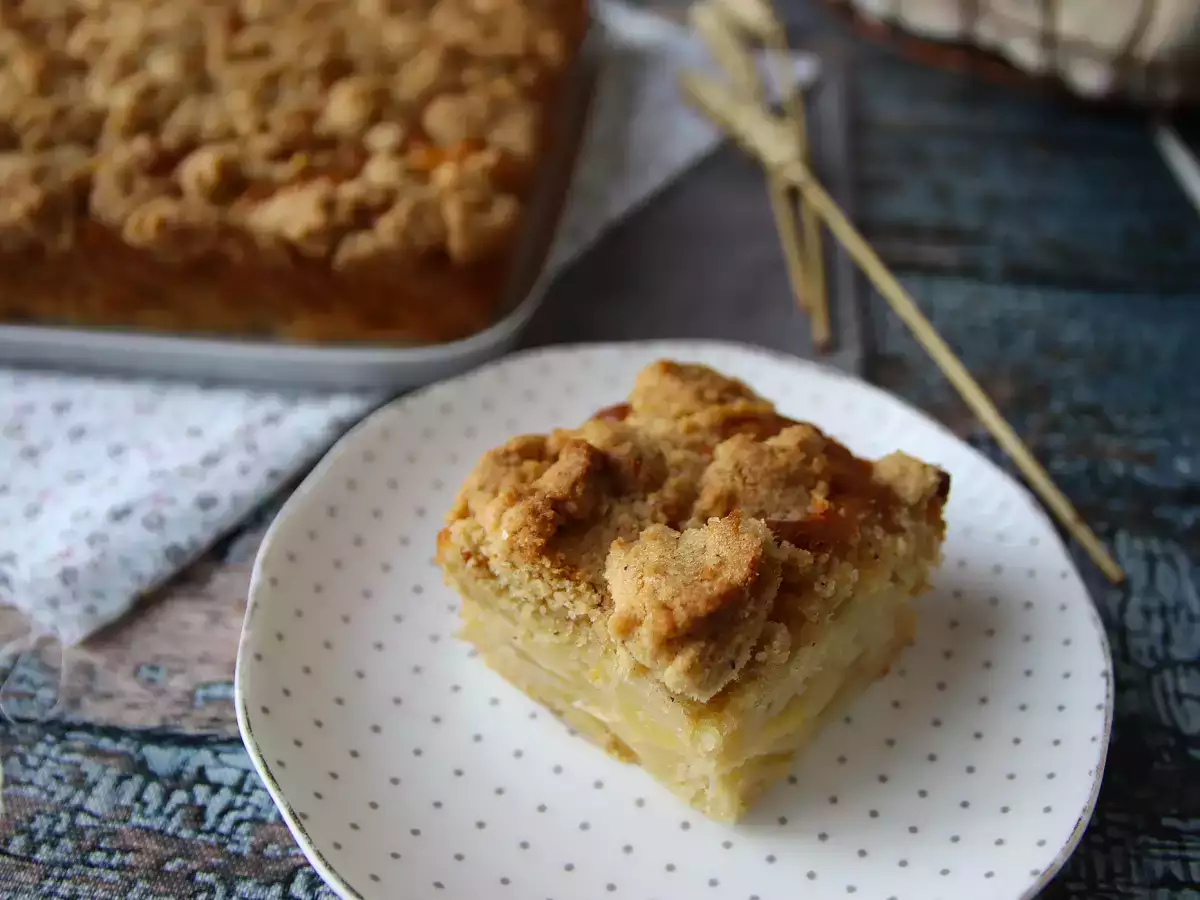 Extra smeuïge appelcake met knapperige streusel - foto 4