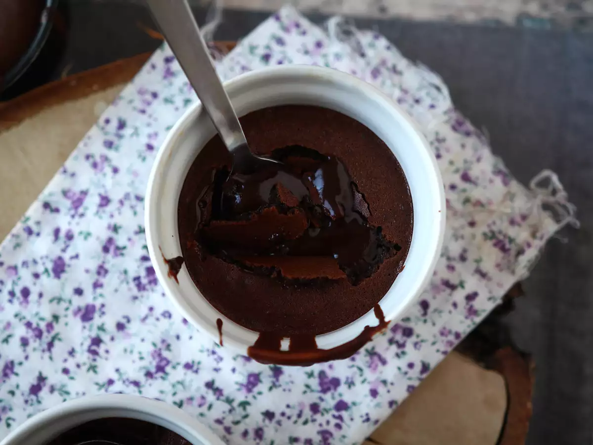 Extra smeuïge chocoladefondants uit de Airfryer! - foto 4