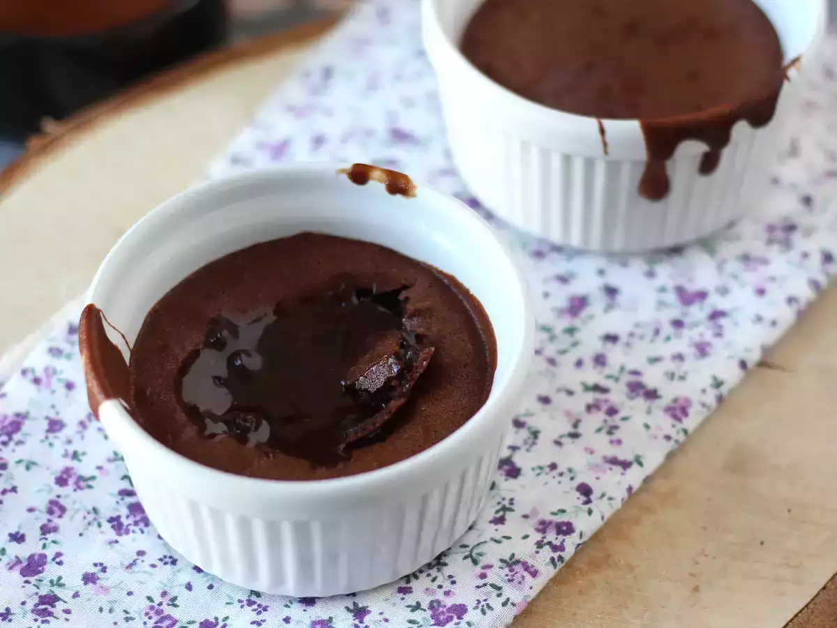 Extra smeuïge chocoladefondants uit de Airfryer! - foto 6