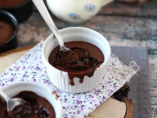 Recept Extra smeuïge chocoladefondants uit de airfryer!
