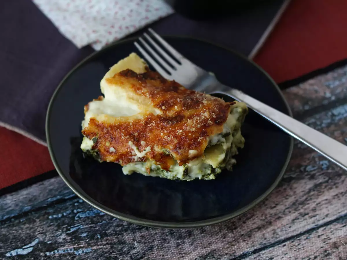 Extra smeuïge lasagne met ricotta en spinazie - foto 4