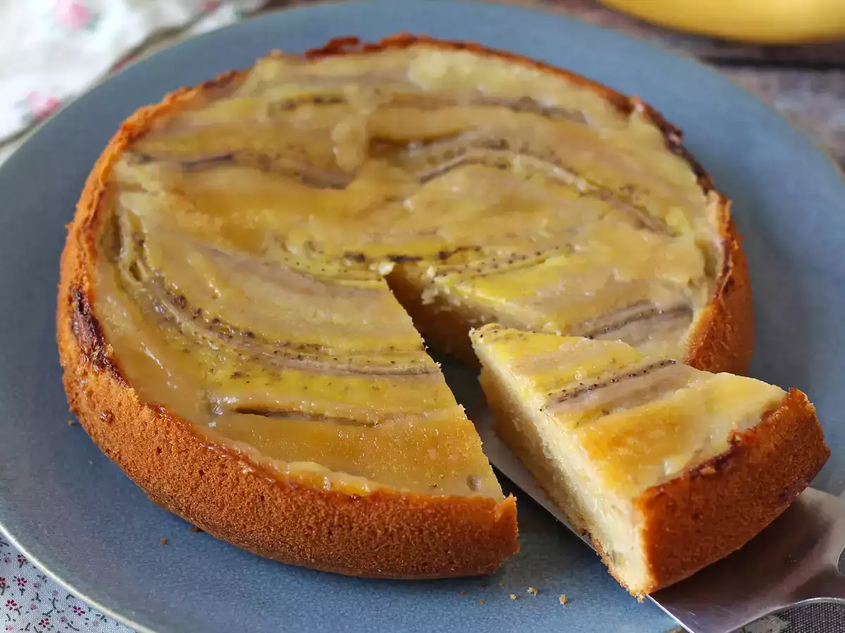 Extra smeuïge omgekeerde bananencake - foto 2