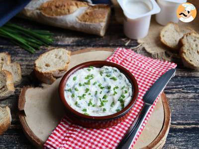 Faux-mage frais knoflook en kruiden (de veganistische kaas op sojabasis!) - foto 4