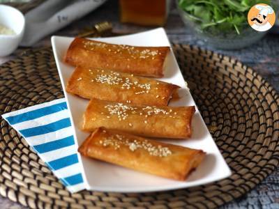 Feta Saganaki, het Griekse recept voor chips met feta en honing - foto 5