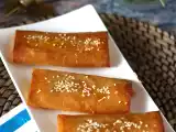Feta Saganaki, het Griekse recept voor chips met feta en honing, foto 3