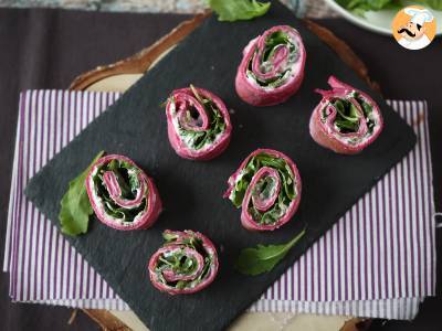 Flensjes van rode biet met ricotta en rucola - foto 6