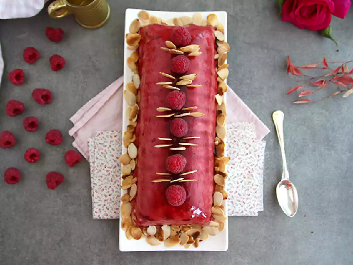 Frambozen tiramisu log - foto 2