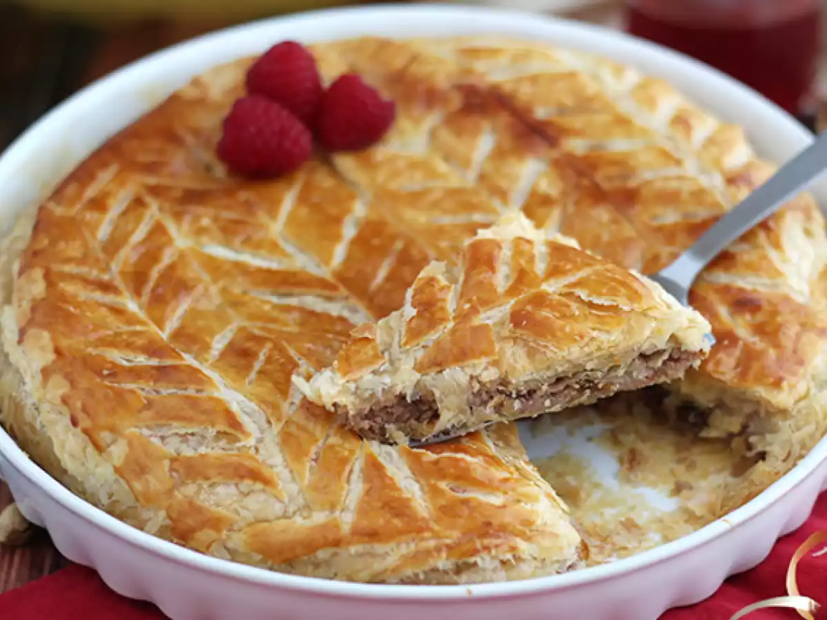 Frangipane frambozen pistache galette des rois - foto 5