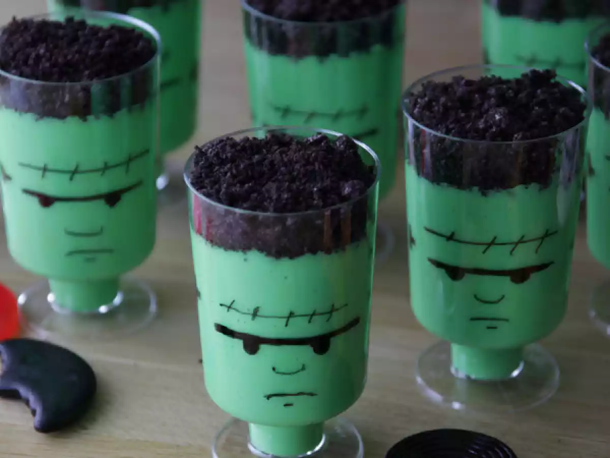 Frankensteincrèmes voor Halloween