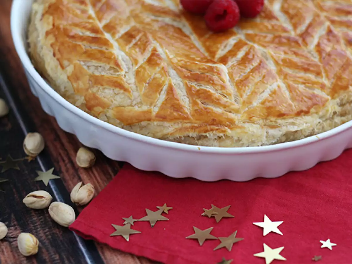 Galette des rois met frangipane, frambozen en pistache - foto 2
