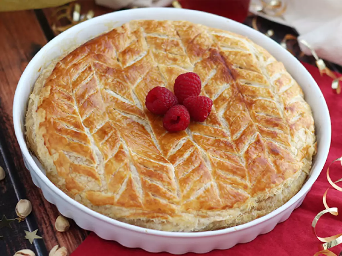 Galette des rois met frangipane, frambozen en pistache - foto 4