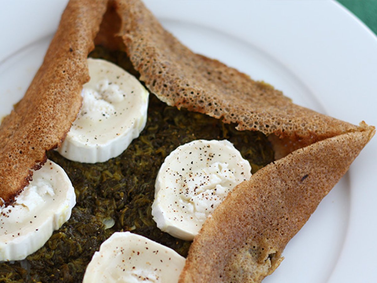 Galette met geitenkaas en spinazie - foto 2