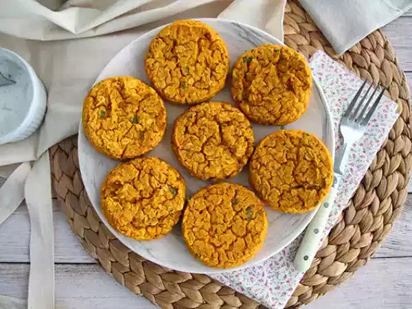 Recept Galettes van koraallinzen en wortelen