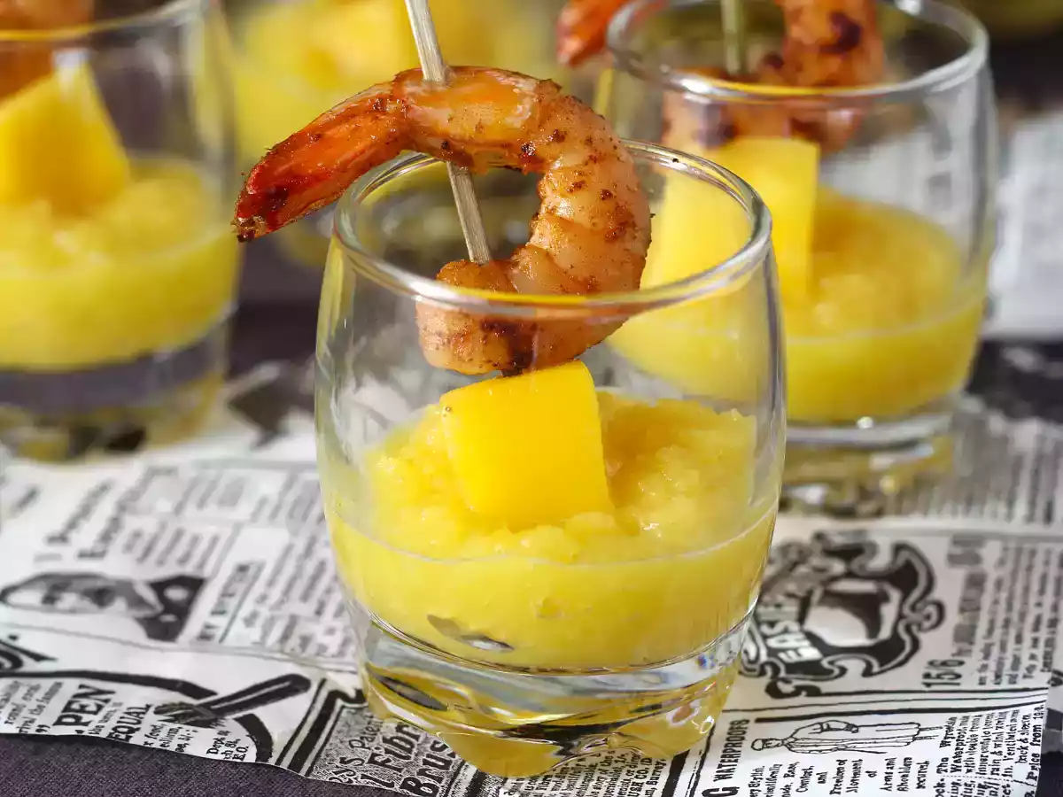 Garnalen- en mangogrutjes voor een zoet en hartig aperitief - foto 2
