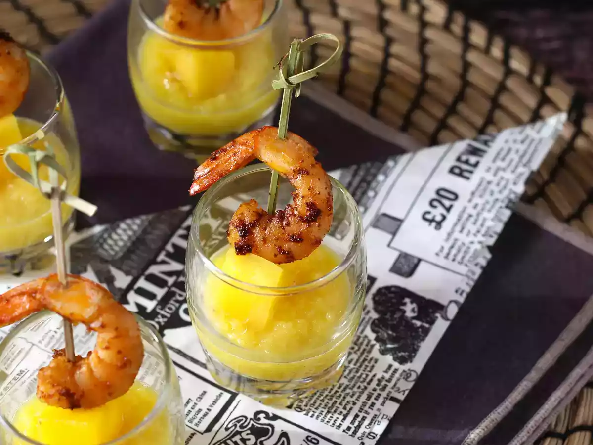 Garnalen- en mangogrutjes voor een zoet en hartig aperitief - foto 4
