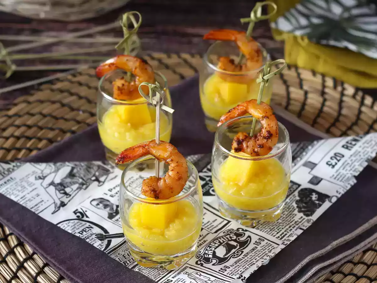 Garnalen- en mangogrutjes voor een zoet en hartig aperitief - foto 5