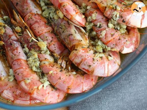 Garnalen uit de oven met knoflook en kruiden - foto 2