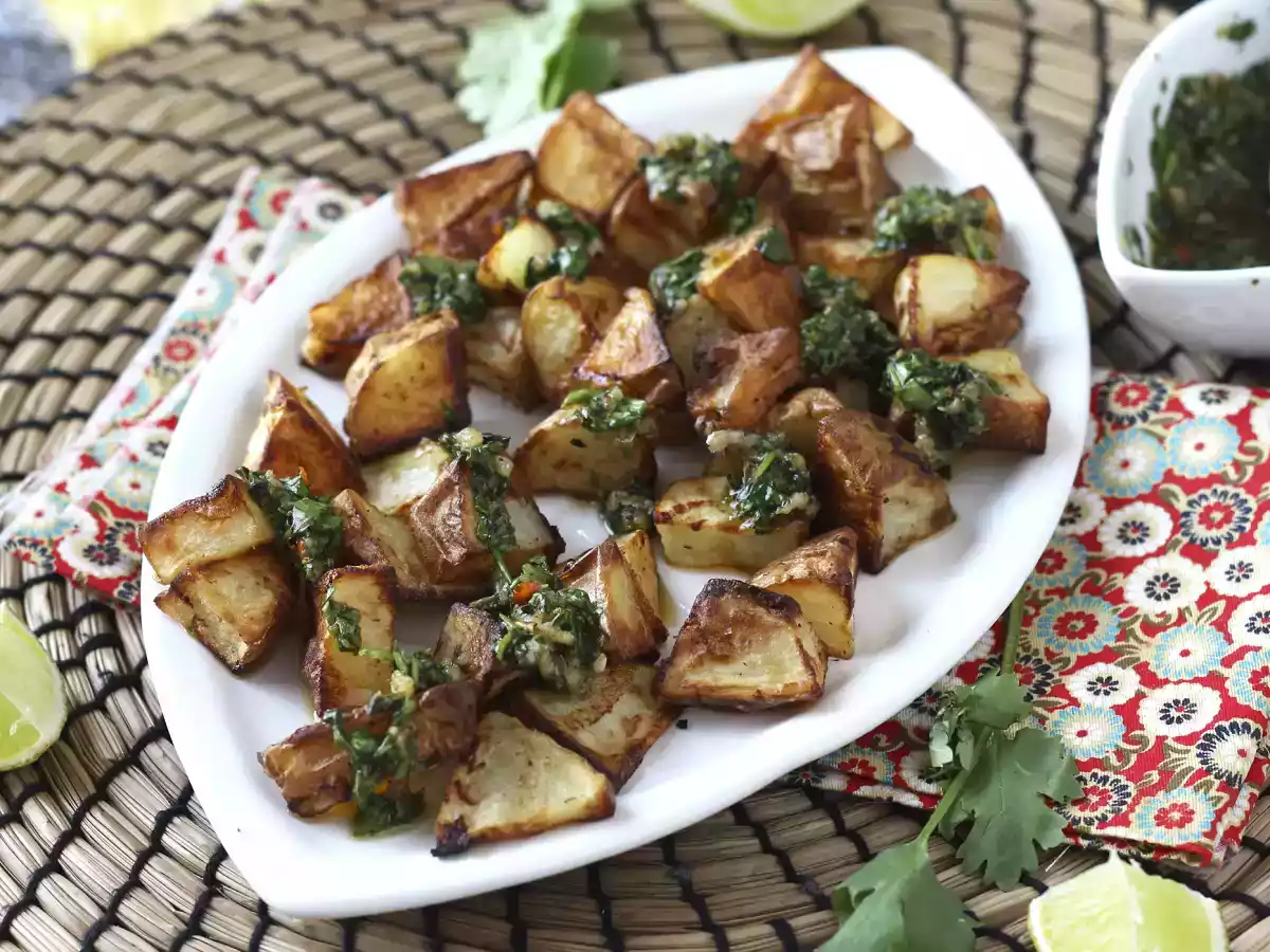 Gebakken aardappelen met chimichurri - foto 4