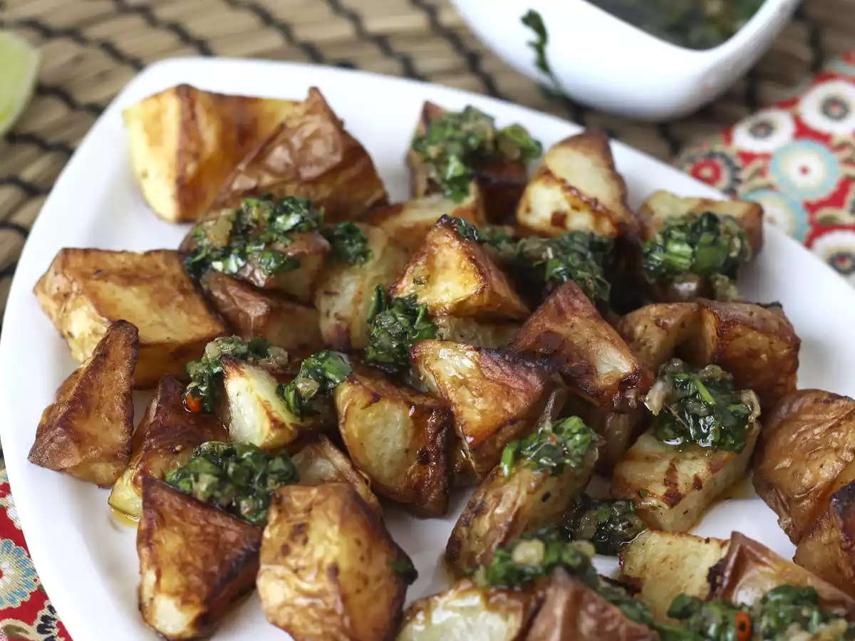 Gebakken aardappelen met chimichurri - foto 5