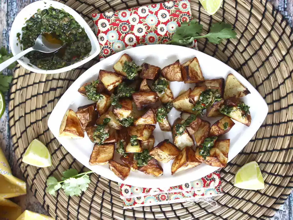 Gebakken aardappelen met chimichurri - foto 7