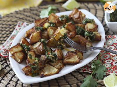 Gebakken aardappelen met chimichurri