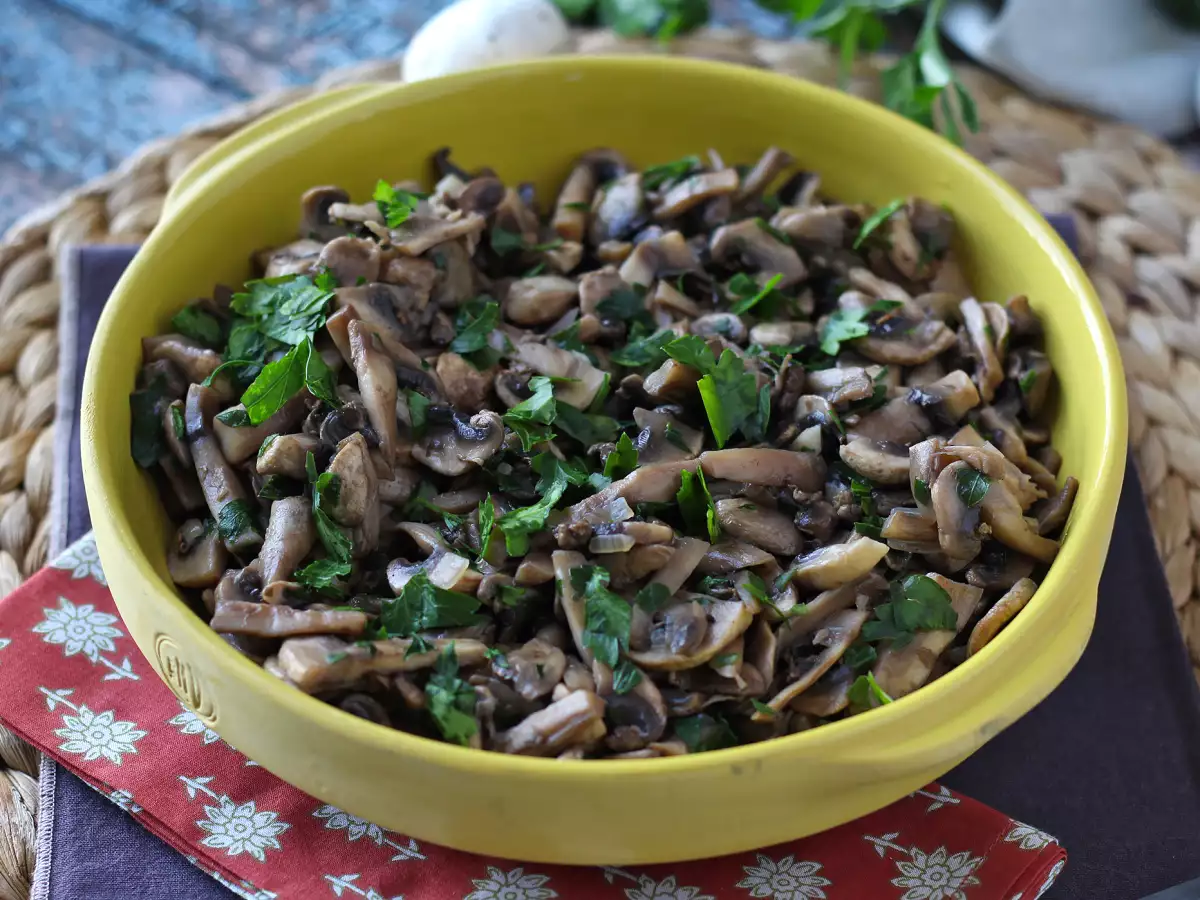 Gebakken champignons: makkelijk en snel recept - foto 5