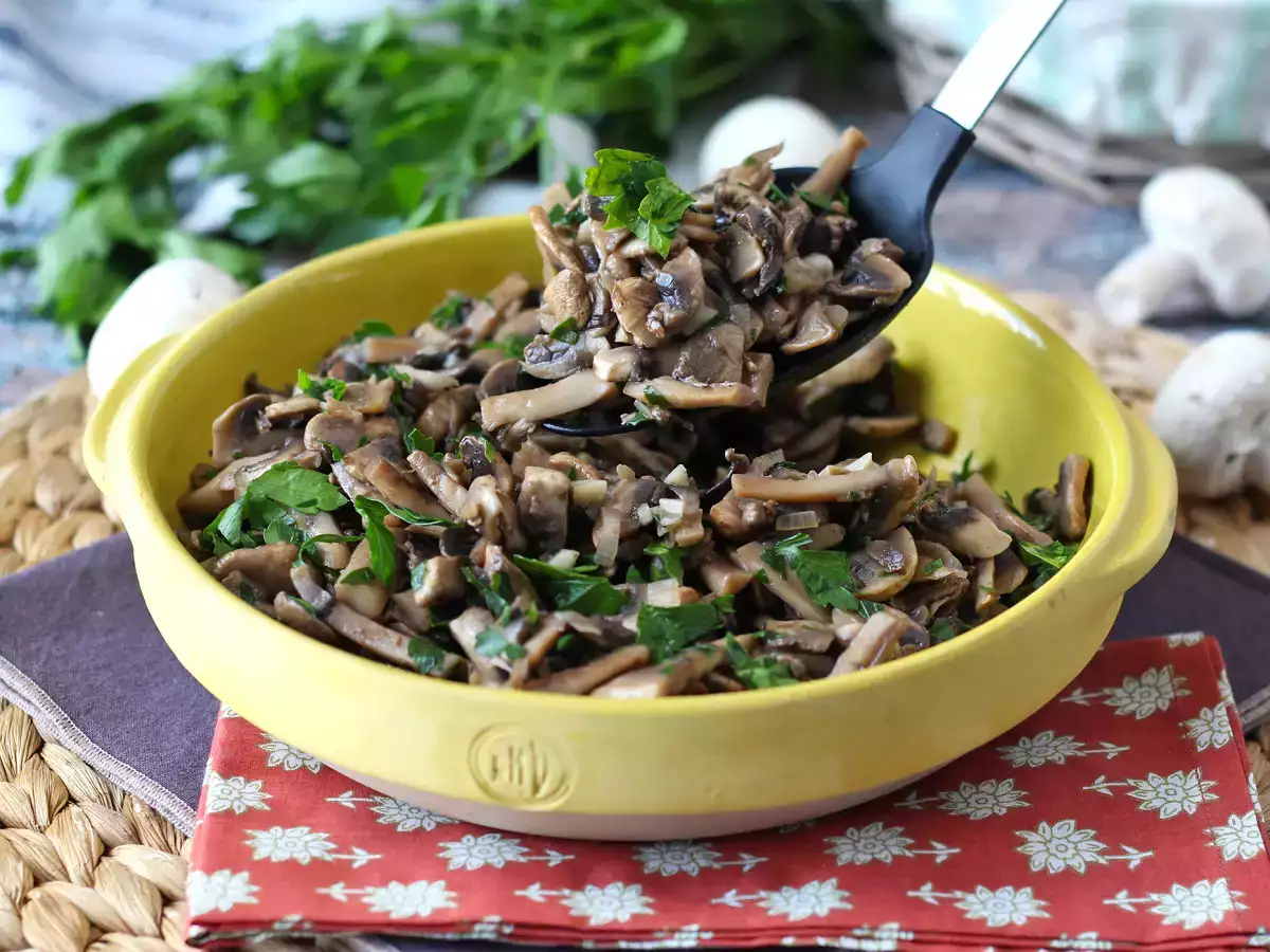 Gebakken champignons: makkelijk en snel recept - foto 6