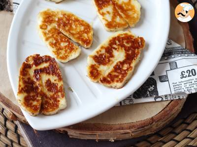 Gebakken halloumi zoetzuur met honing en rozemarijn - foto 2