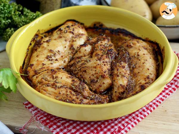 Gebakken kip met honing en mosterd in de oven - foto 4