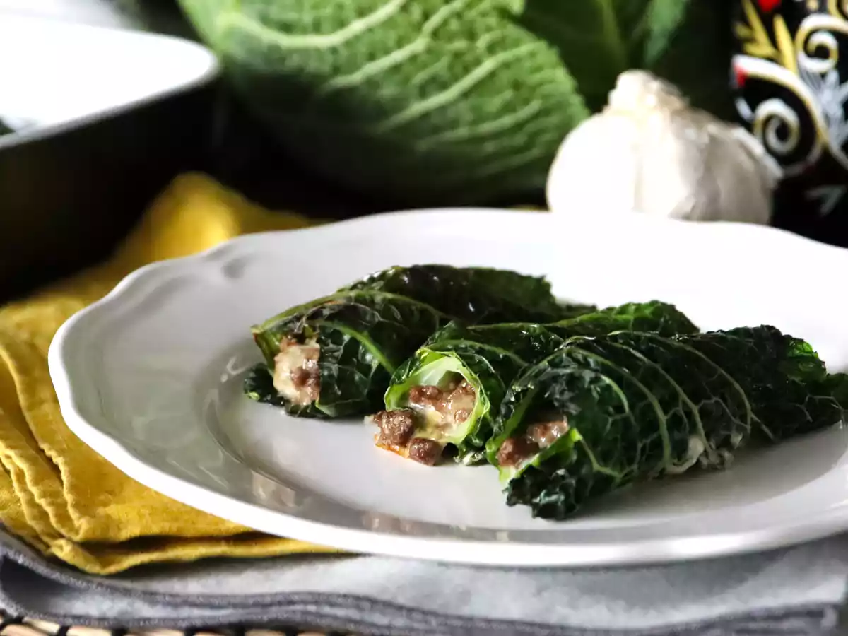 Gebakken savooiekoolrolletjes, het makkelijke en goedkope recept voor een gezinslunch - foto 2