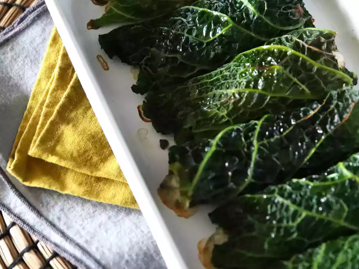 Gebakken savooiekoolrolletjes, het makkelijke en goedkope recept voor een gezinslunch - foto 4
