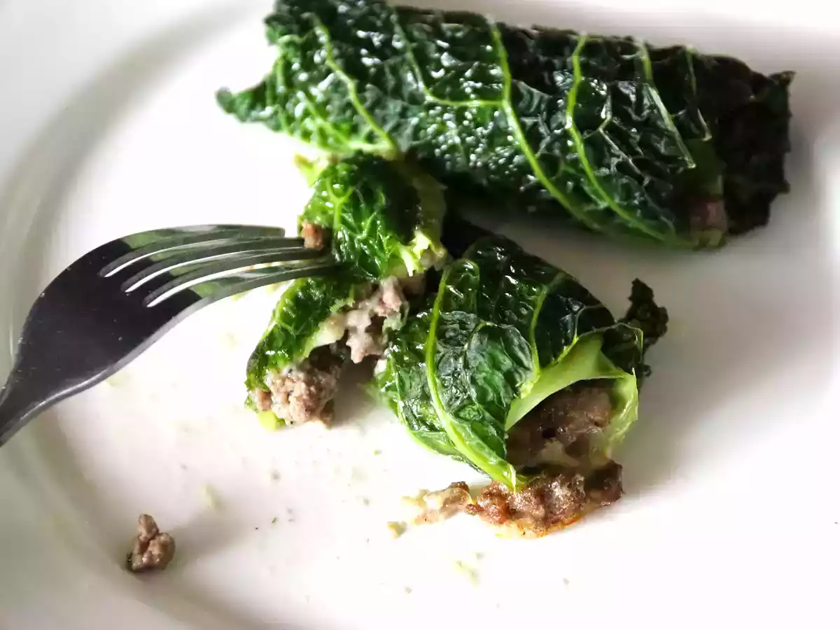 Gebakken savooiekoolrolletjes, het makkelijke en goedkope recept voor een gezinslunch - foto 5