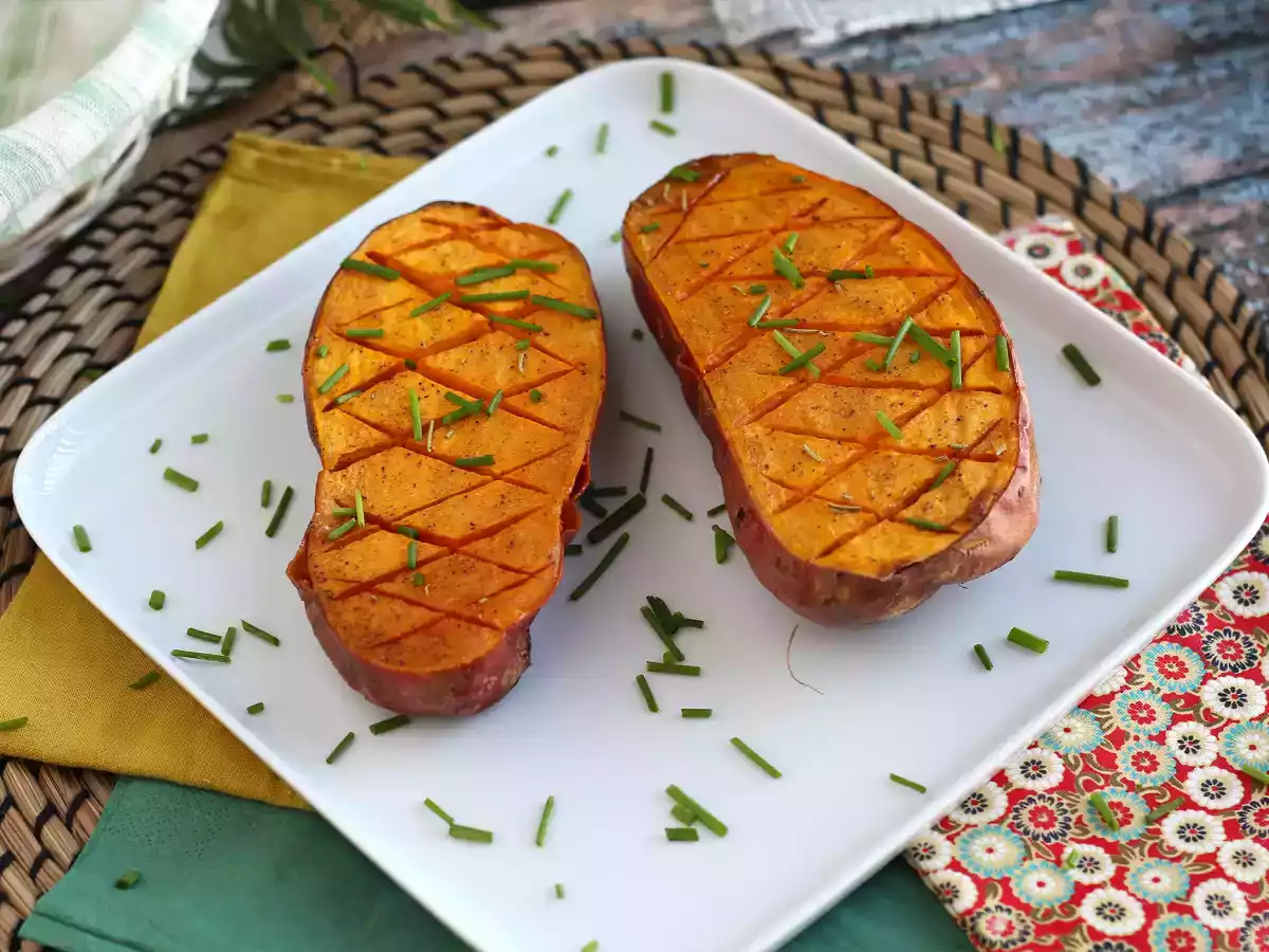 Gebakken zoete aardappelen in de oven - foto 3