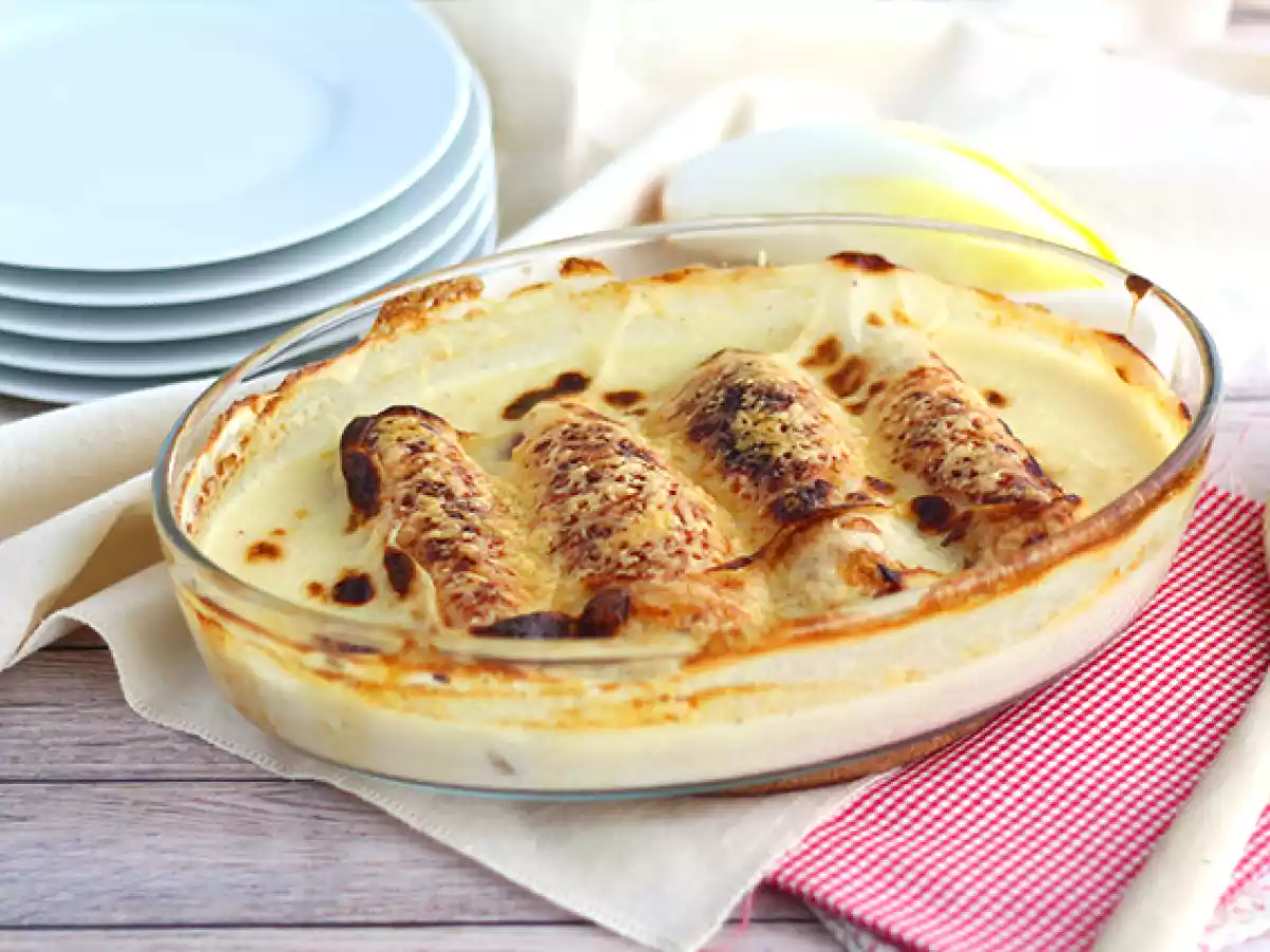 Gegratineerde andijvie met ham - foto 2