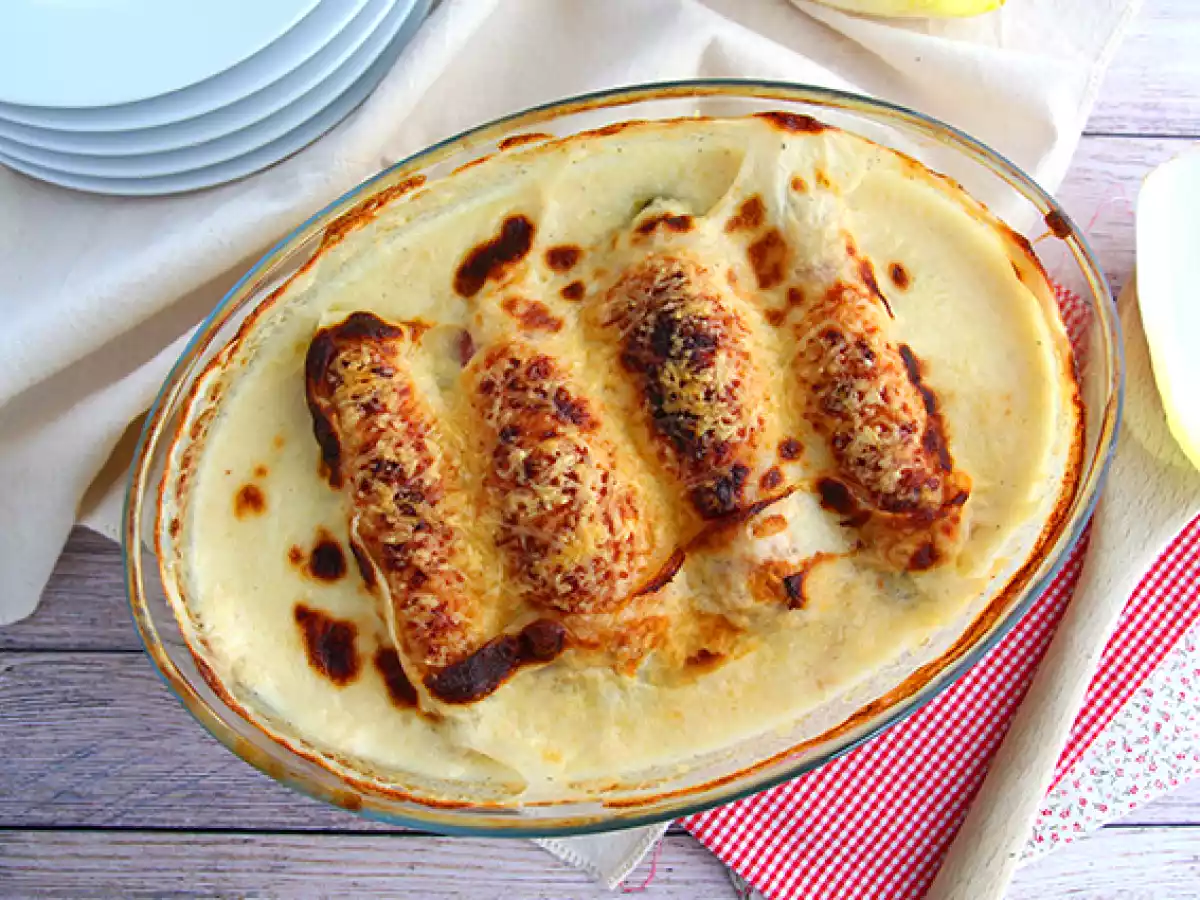 Gegratineerde andijvie met ham - foto 4
