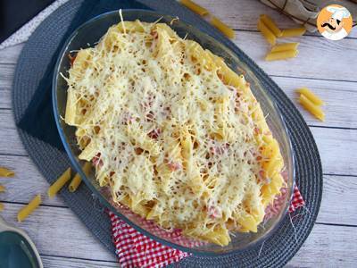 Gegratineerde pasta met ham en kaas - foto 3