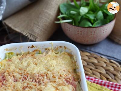 Gegratineerde prei met gekookte ham en kaas - foto 5