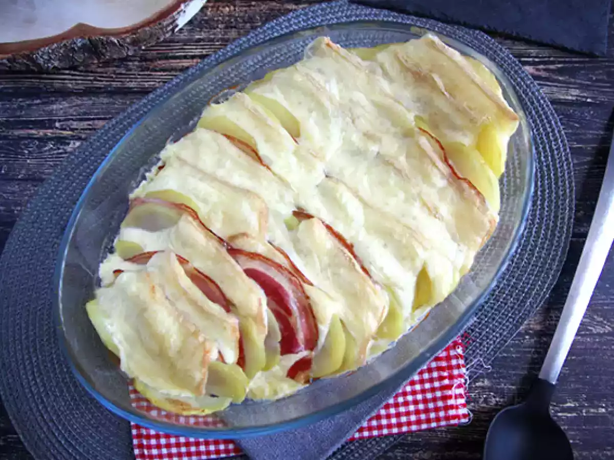 Gegratineerde raclette
