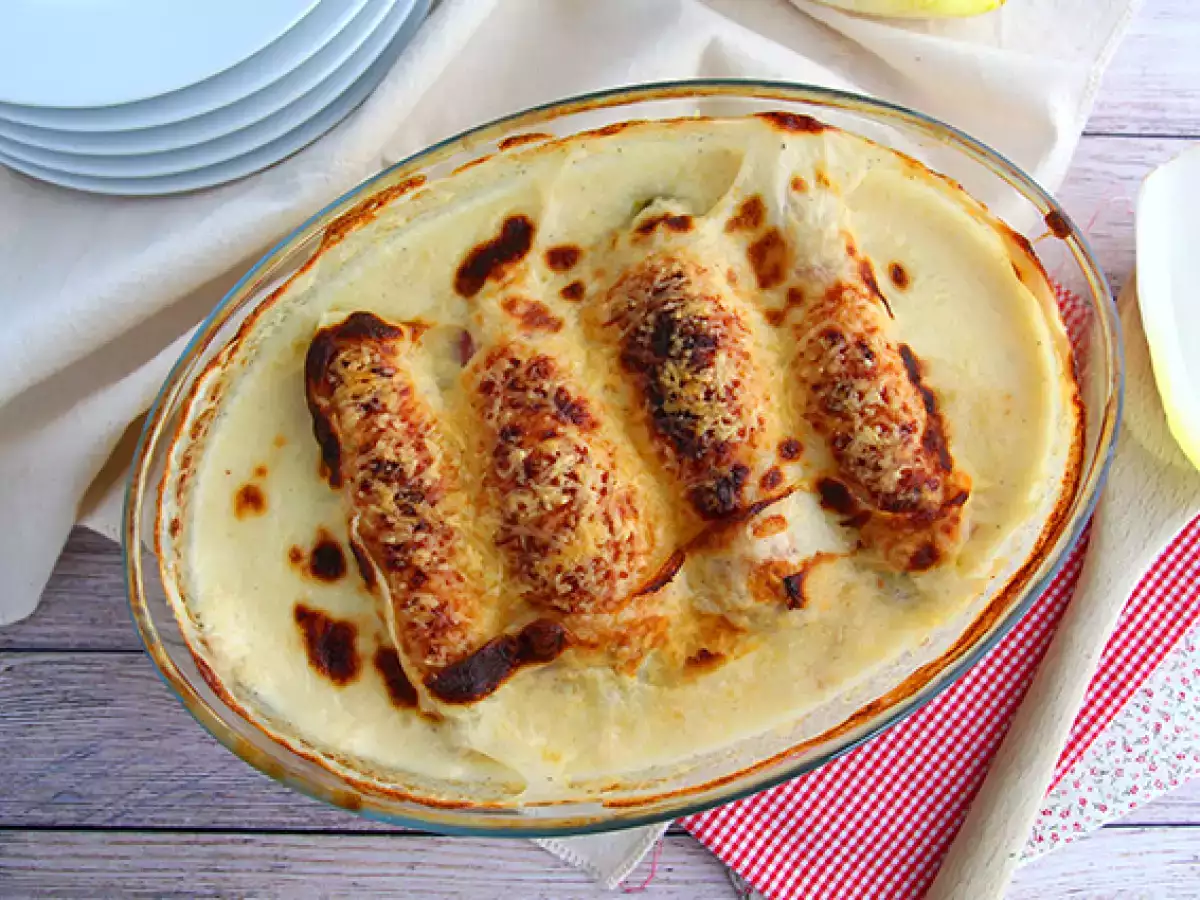 Gegratineerde witlof met ham - foto 4
