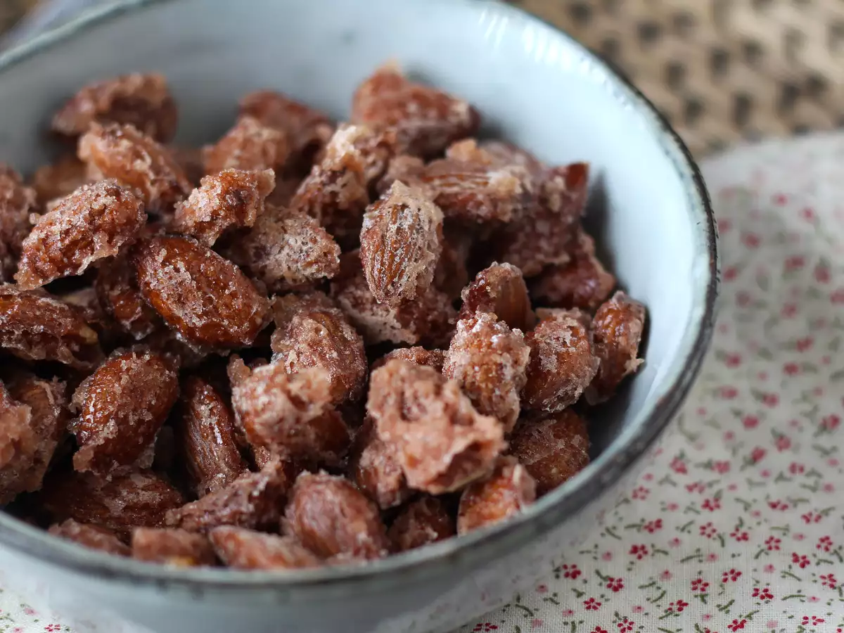 Gekaramelliseerde amandelen uit de airfryer (pralines) - foto 4