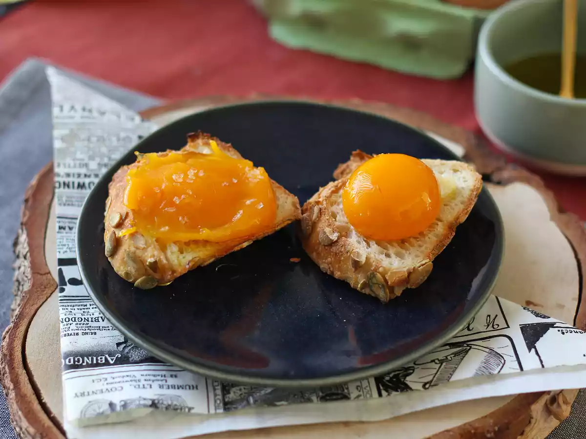 Gekonfijte eidooiers met Air Fryer spread - foto 5