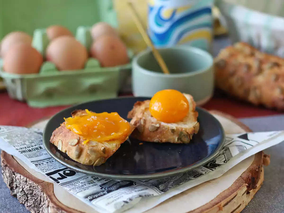 Gekonfijte eidooiers met Air Fryer spread - foto 6