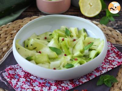 Gemarineerde courgettes, de perfecte groentencarpaccio voor de zomer!